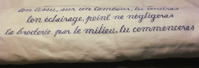 LES 10 COMMANDEMENTS DE LA BRODEUSE