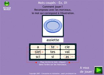 Exercices en français et mathématiques