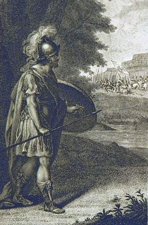 Caractacus, roi des Bretons, Tribunal de Claudius à Rome, Caractactus offert aux Romains par Cartimandua