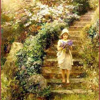 "Enfants et fleurs" par les grands peintres (103)