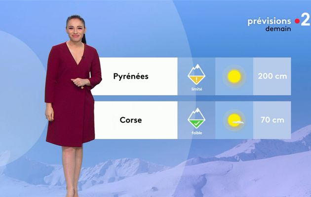 Virginie Hilssone-Lévy Météo France 2 le 22.01.2022