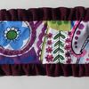 Col Echarpe "Arc-en-fleurs" coloris Prune