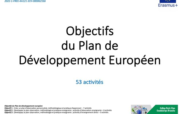 Accreditation 2022 - Bilan par objectif