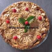 Tarte framboise avec chantilly spéculoos - mille et une saveurs dans ma cuisine