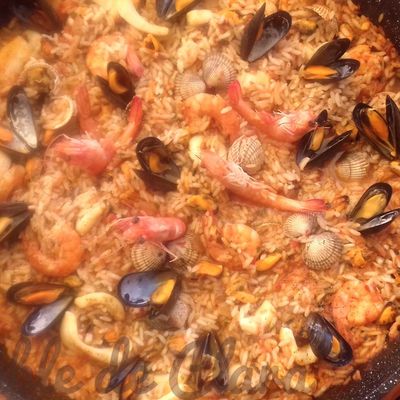 Arroz de marisco ou Riz à la portugaise 