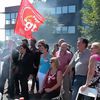 DOUAI (59) : CE VENDREDI 10 AOUT, AVEC LA CGT, DES DUACOM ONT ORGANISE UN BARBECUE CONTESTATAIRE POUR DENONCER LEURS CONDITIONS DE TRAVAIL ET LE MUTISME DE LA DIRECTION