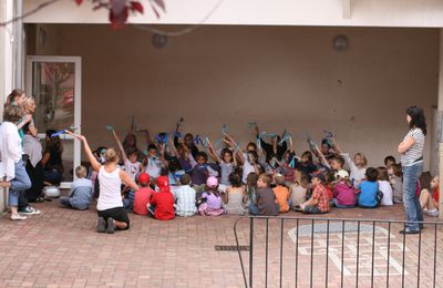 Les GS en visite dans leur future classe!