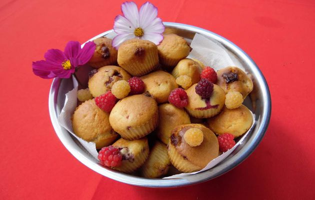 muffins aux framboises