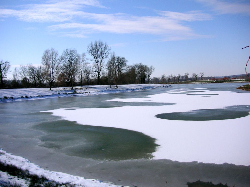 Quelques photos du reservoir de la Borie Blanche ce 06 fevrier 2012!