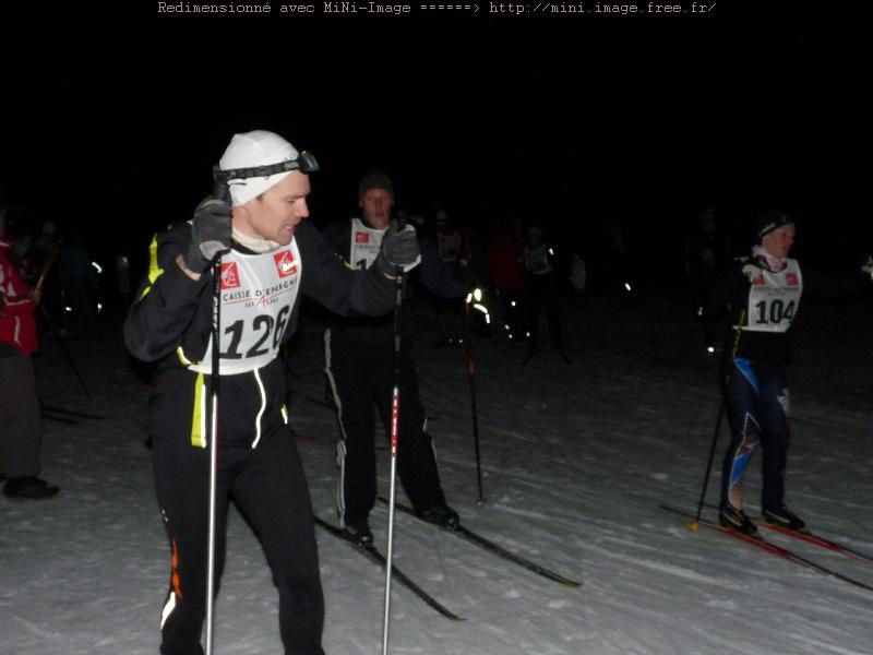 Course de ski de fond organisée par l'INPG le 23 Février 2012 à Chamrousse.