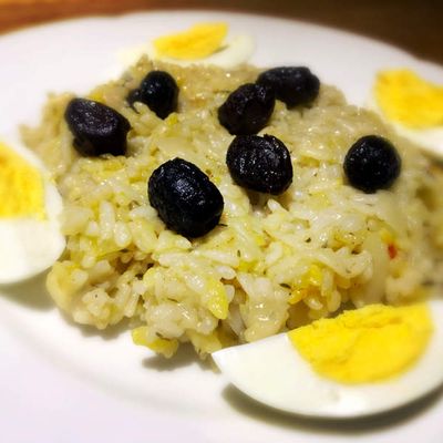 Riz  pilaf à la façon de Porquerolles à la cocotte minute