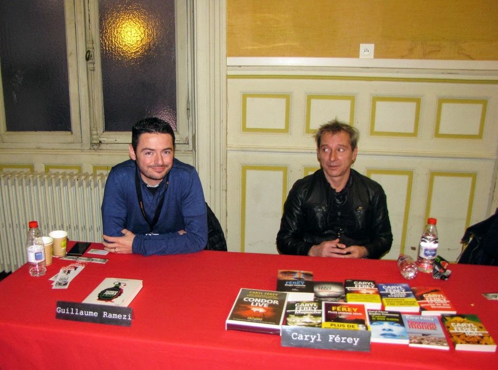 Quelques photos des auteur(e)s de romans et Fred Prilleux, cliquez pour faire défiler le diaporama