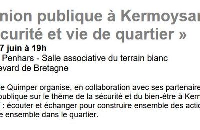 Réunion publique demain à 19 h à la MPT de Penhars (rappel)