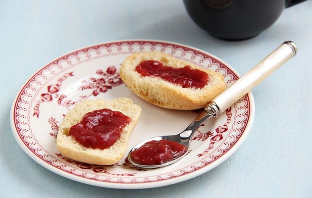 Confiture de fraise pour le régime