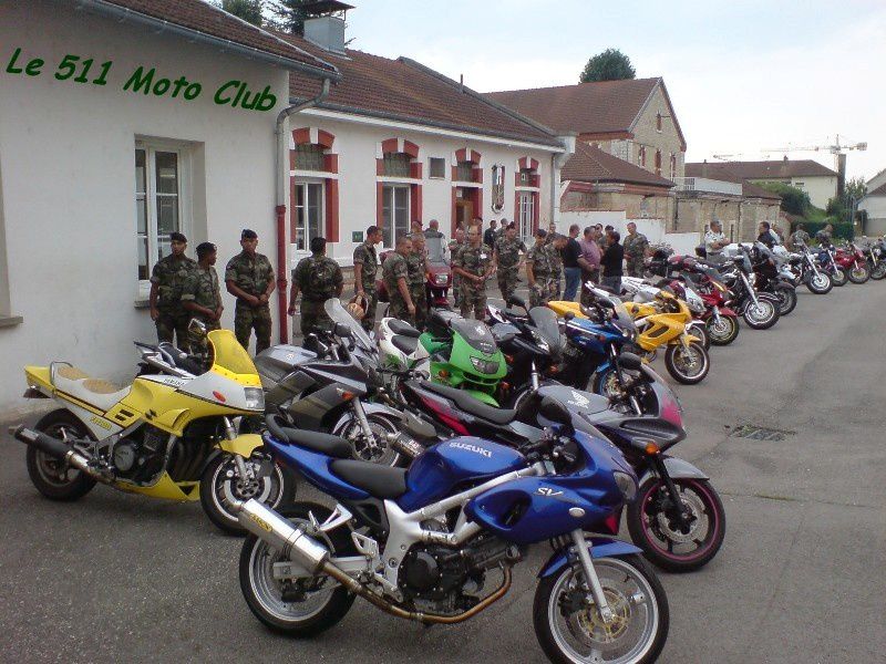 Premier rassemblement des motards du 511°RT, pour un Barbecue et l'annonce de la création du club moto. C'est de là que tout est partit !