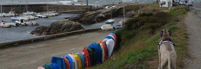 Ciel gris sur Saint Gildas...