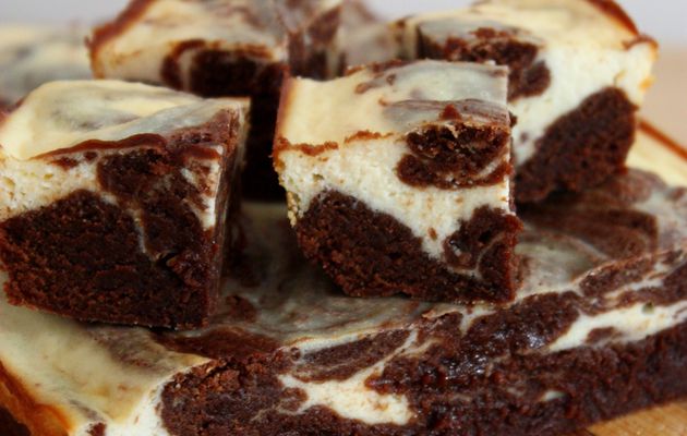 Brownie cheesecake