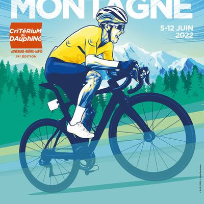 Hugo Page (Intermarché Wanty Gobert -ES Auneau) au créitérium du Dauphiné Liberé du 5 au 12 juin 2022