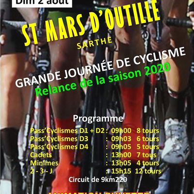 Courses de St Mars d'Outillé (72) le dimanche 2 août 2020
