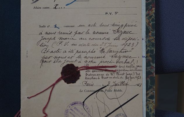 Affaire Seznec. Les promesses de vente. Réponses d'Annick Le Douget.