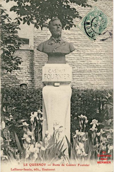 Iris - 2140- LE QUESNOY . Buste de Casimir Fournier. France. 1908.