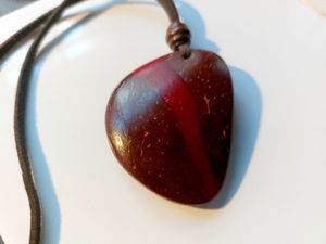 Collier Noix De Coco Résine