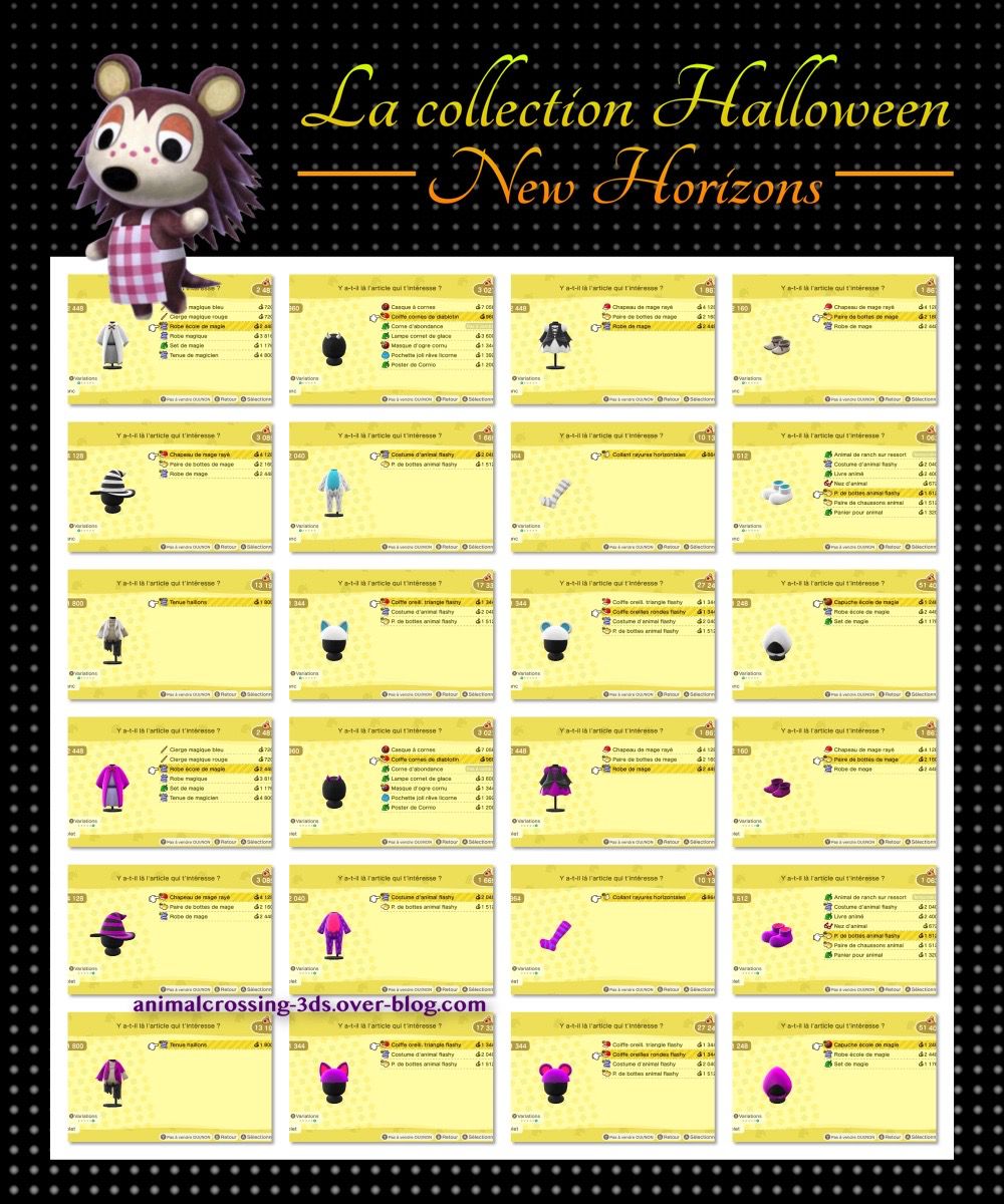 New Horizons Halloween animalcrossing-3ds.over-blog.com