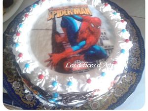 Gateau spiderman d'anniversaire  كعكة الميلاد سبايدرمان