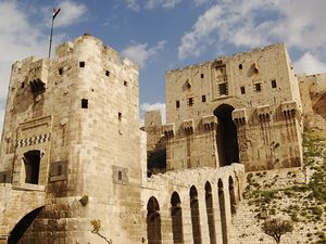 La citadelle d'Alep (ça rappelle une scène d'un certain film )