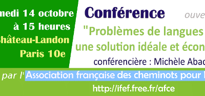 Conférence "Problème de langues ?"