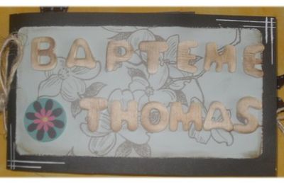 Mini album " Baptême Thomas"