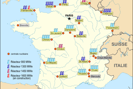 Liste des réacteurs nucléaires en France