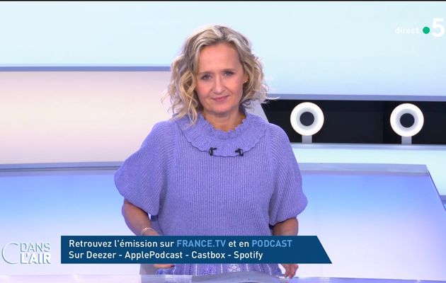 Caroline Roux C Dans l'Air France 5 le 24.01.2024