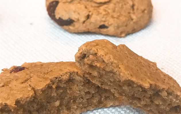 Cookies moelleux aux Amandes et aux Cranberries - Vegan et Sans Gluten
