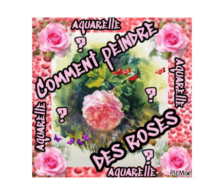 Dessin et peinture - vidéo 3421 : Comment peindre une rose, étape par étape 2/2 - aquarelle.