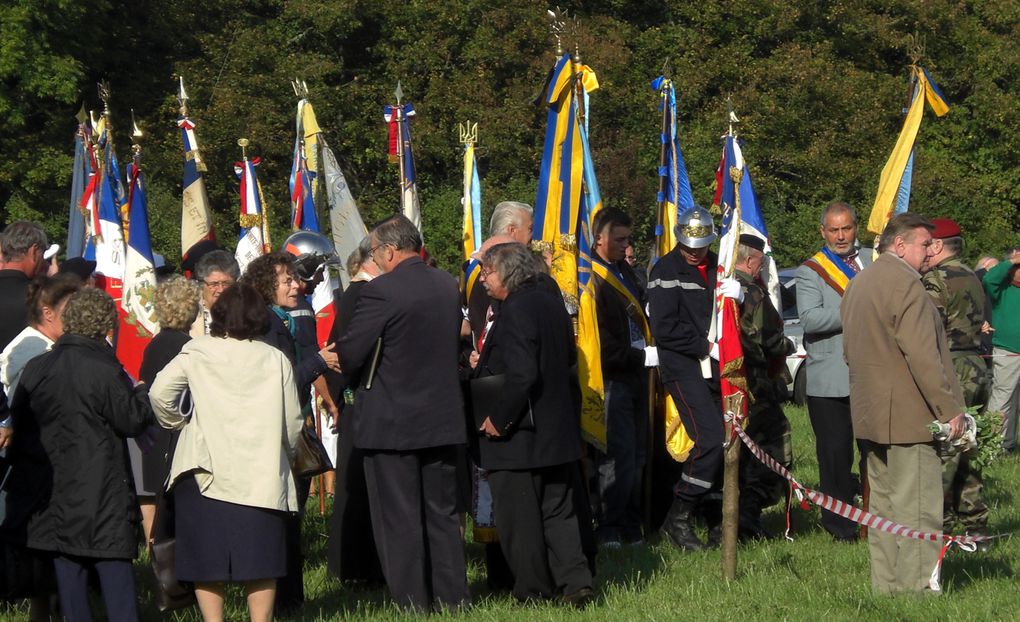 Bénédiction du drapeau franco-ukrainien de l'UFA; commémoration au Ban Saint-Jean