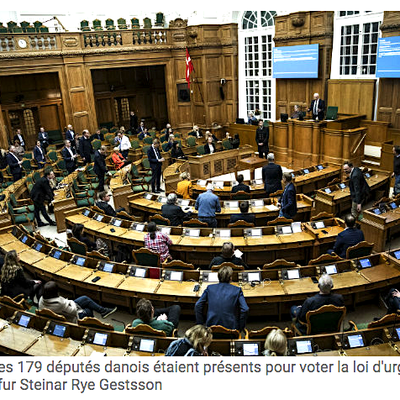 Le Danemark vote un état d'urgence permettant quarantaines et vaccinations forcées