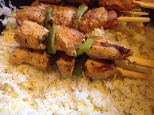 Brochettes d'escalopes pour ramadan 