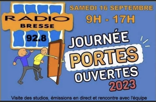 Journée portes ouvertes Radio Bresse