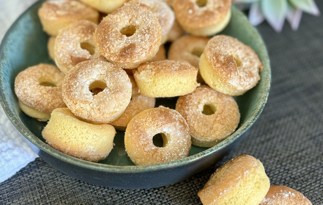 Biscuits à la cuillère facon mini donuts