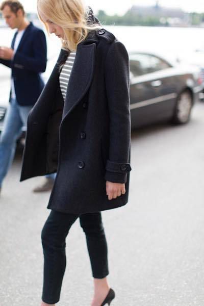 Tendance hiver 2016 : Noir et bleu marine 