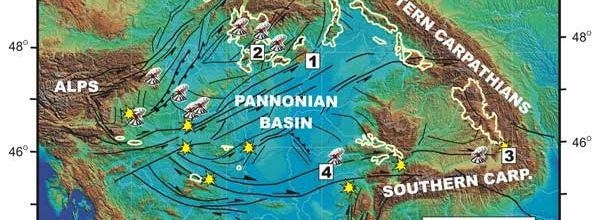 Latest eruptions in the Carpathians: the Ciomadul volcano.