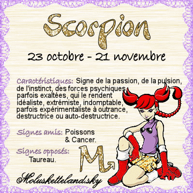 Date du scorpion