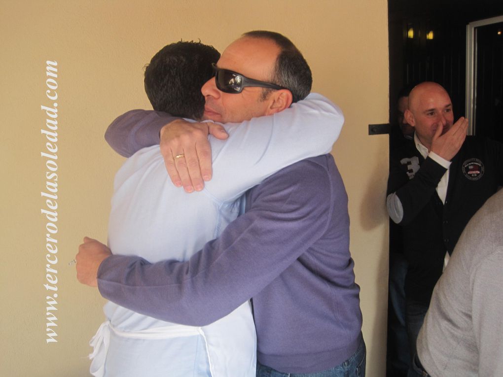 Bautizos de hermanos celebrados el ábado de Tentaciones 2013 a mediodía en el cuartel del III Grupo de Maria Stma. de la Soledad - Paz, conciencia y bondad.