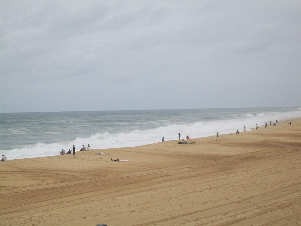 L'entrée du port de Capbreton