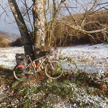 TRAVERSEE HIVERNALE A VELO  DES PYRENEES. JANVIER 2020. 