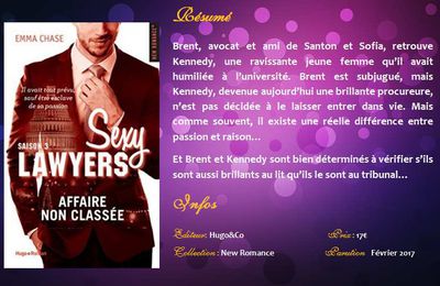 Affaire non classée (Sexy Lawyers #3) d'Emma Chase