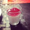 Panna cotta chocolat blanc/framboises