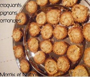 Croquants amandes et pignons 