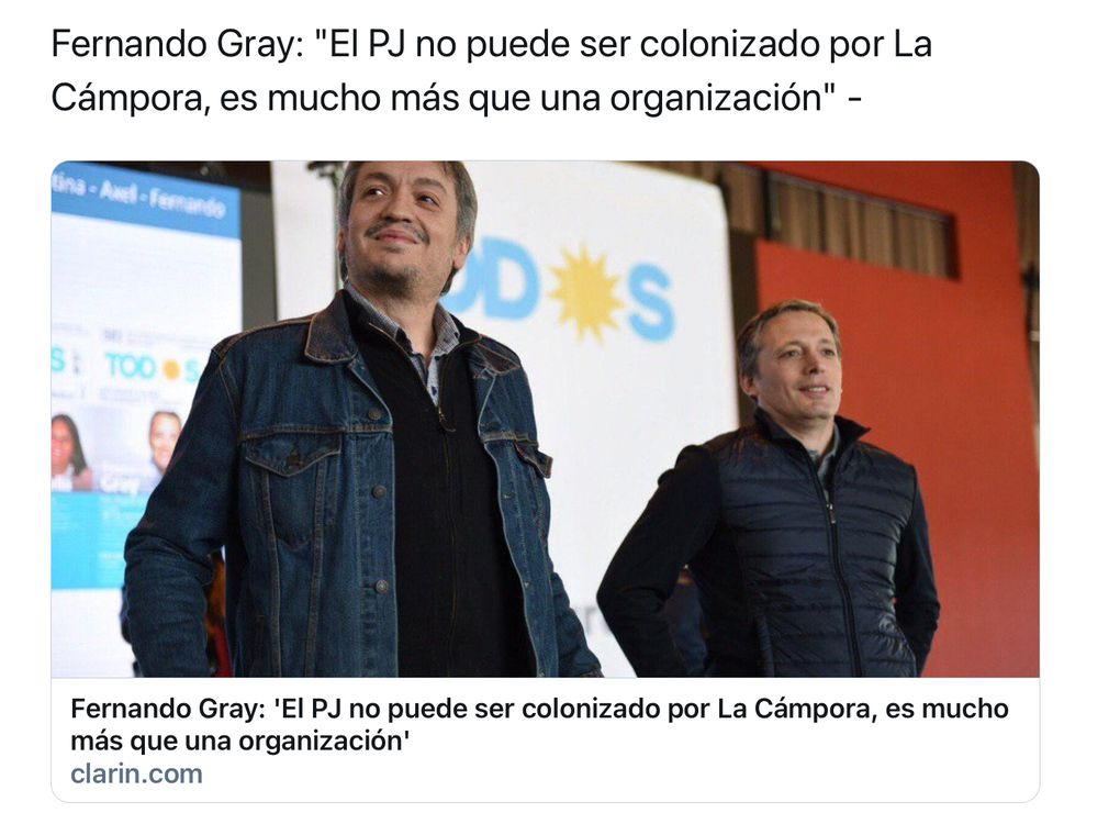 (Imágenes  del diario Clarín y captura de Twitter)